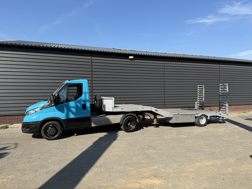 Veldhuizen P37-1 1 assige BE opleggen / dieplader