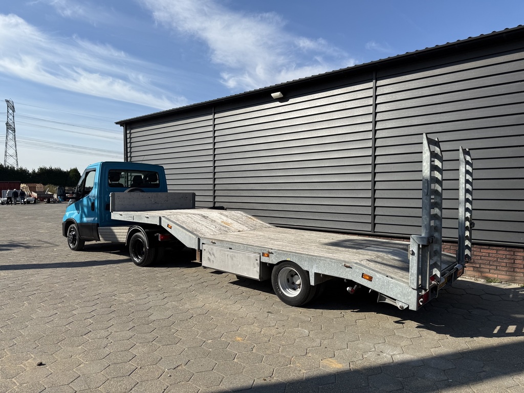 Veldhuizen P37-1 1 assige BE opleggen / dieplader