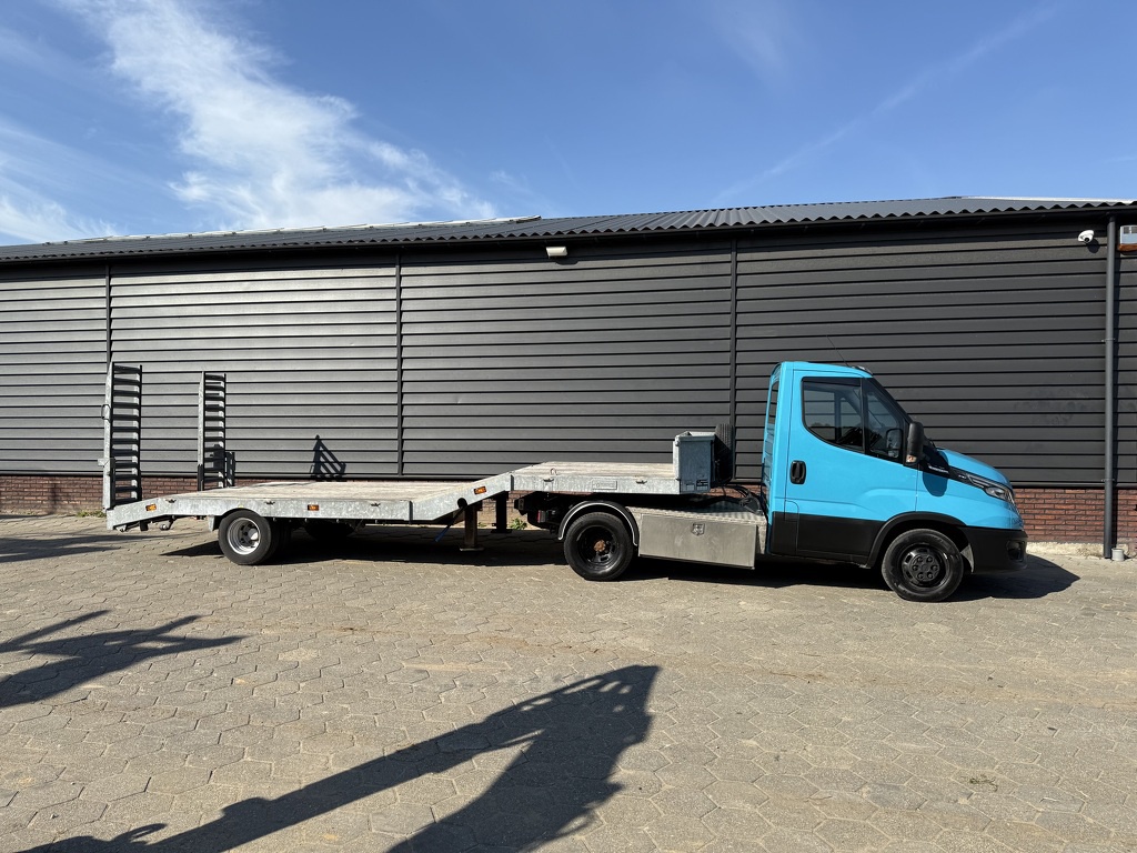 Veldhuizen P37-1 1 assige BE opleggen / dieplader