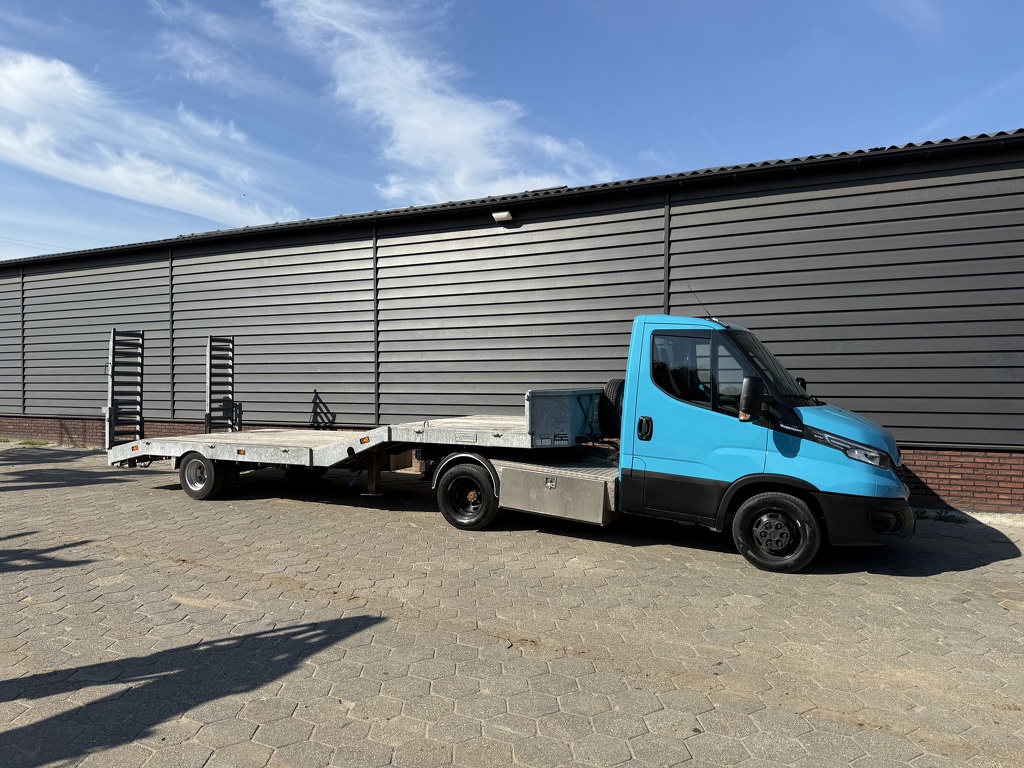 Veldhuizen P37-1 1 assige BE opleggen / dieplader