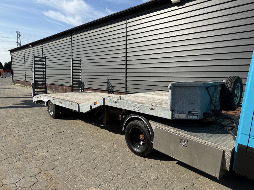 Veldhuizen P37-1 1 assige BE opleggen / dieplader