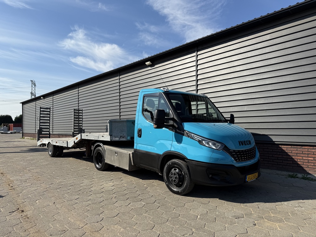 Veldhuizen P37-1 1 assige BE opleggen / dieplader