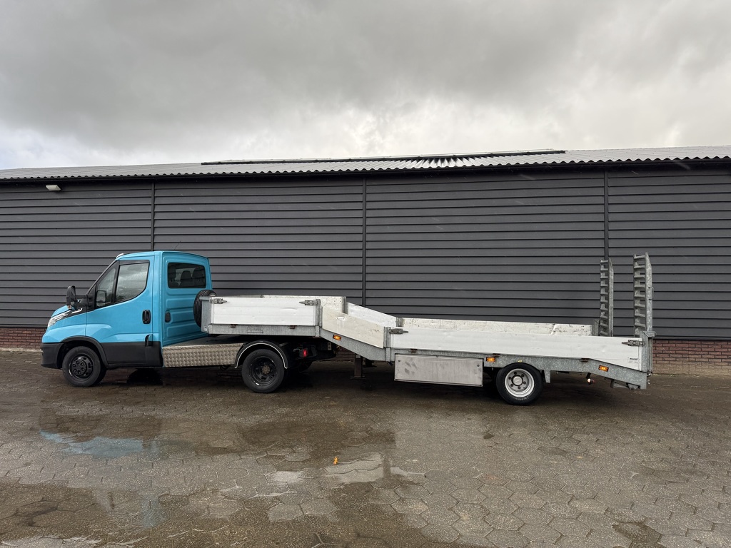 Veldhuizen P37-1 1 assige BE opleggen / dieplader