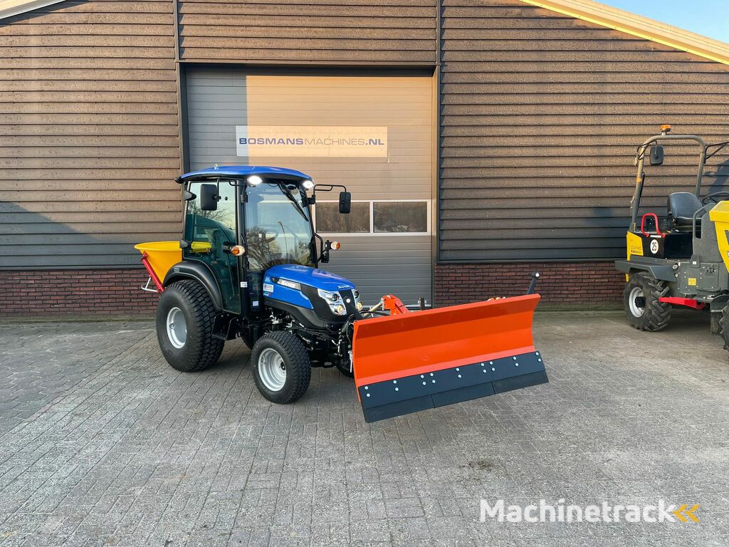 Solis 26 HST minitractor CABINE (optie zoustrooier, sneeuwschuif)
