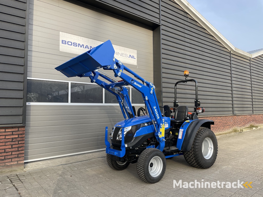 Solis 20 minitractor NIEUW optie gazonbanden - frontlader