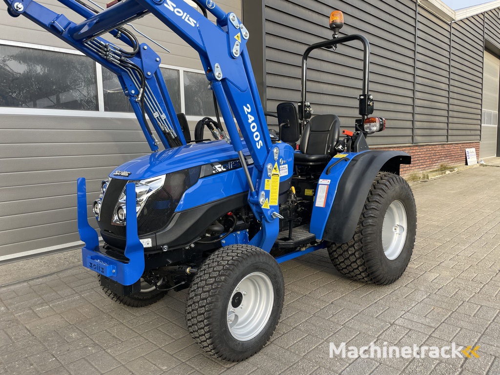 Solis 20 minitractor NIEUW optie gazonbanden - frontlader