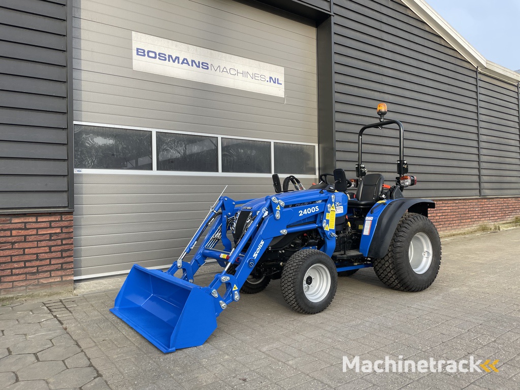 Solis 20 minitractor NIEUW optie gazonbanden - frontlader