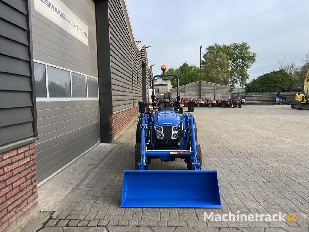Solis 20 minitractor NIEUW optie gazonbanden - frontlader