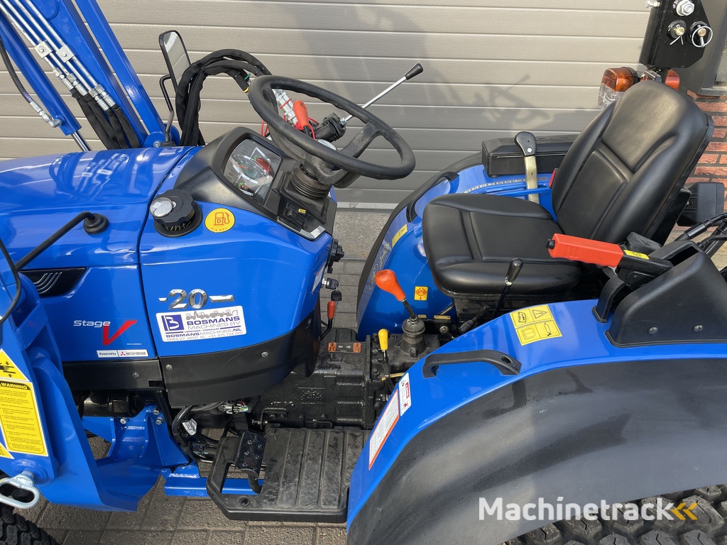 Solis 20 minitractor NIEUW optie gazonbanden - frontlader
