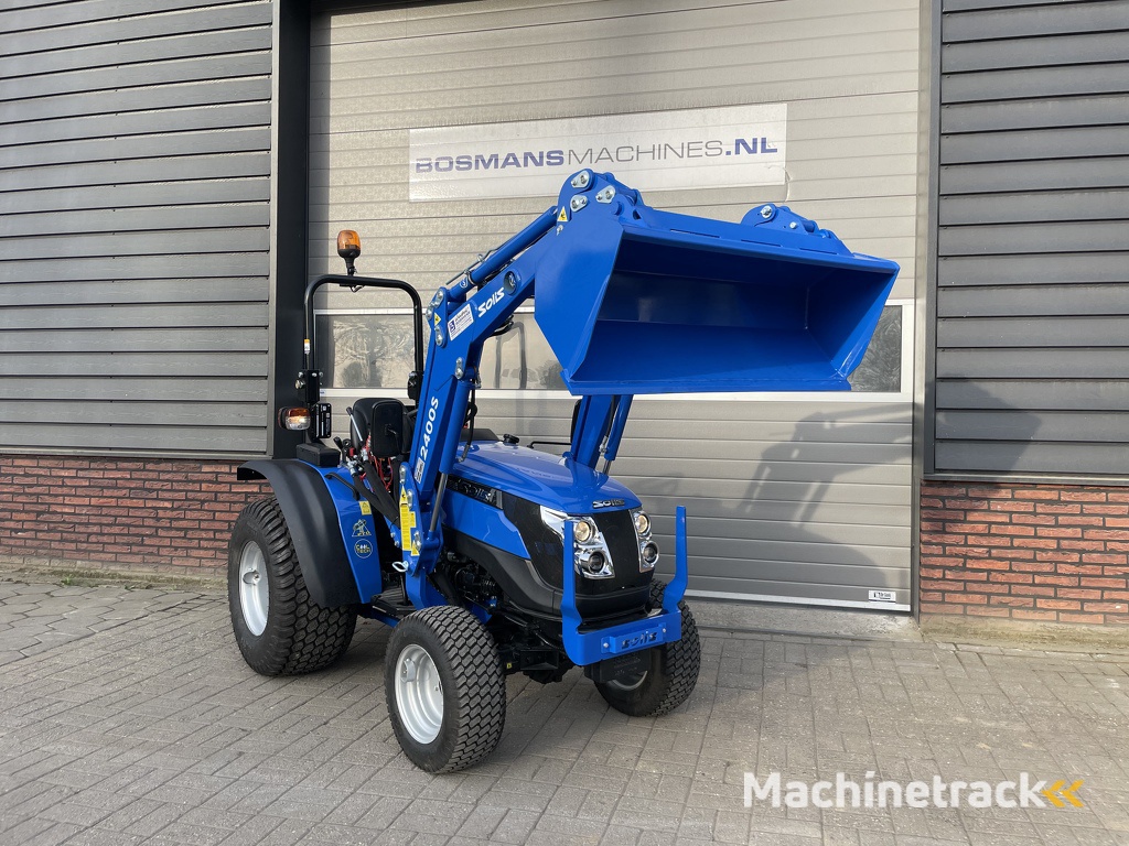 Solis 20 minitractor NIEUW optie gazonbanden - frontlader