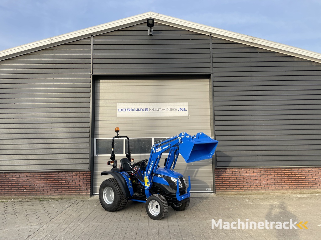 Solis 20 minitractor NIEUW optie gazonbanden - frontlader