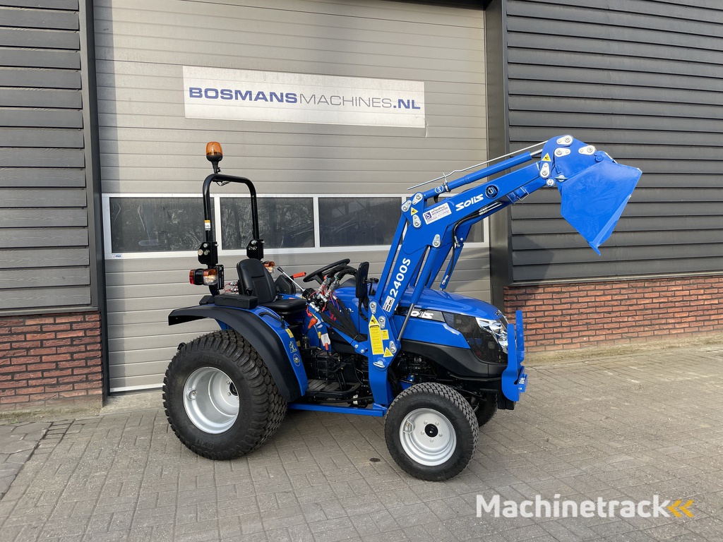 Solis 20 minitractor NIEUW optie gazonbanden - frontlader