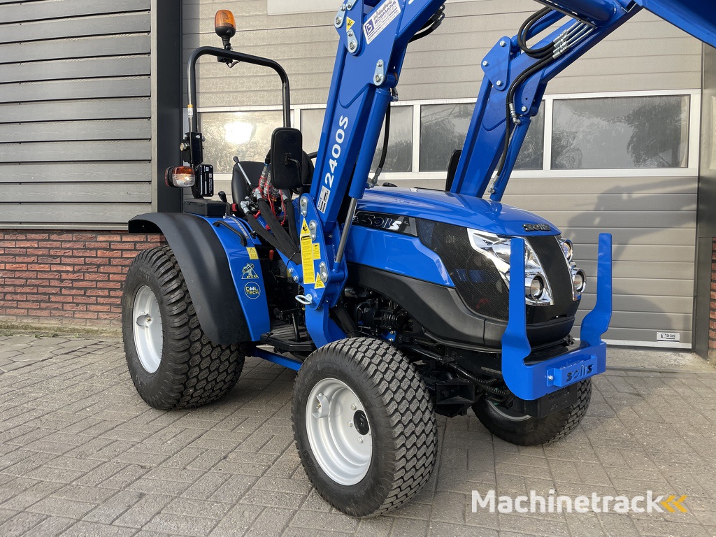 Solis 20 minitractor NIEUW optie gazonbanden - frontlader