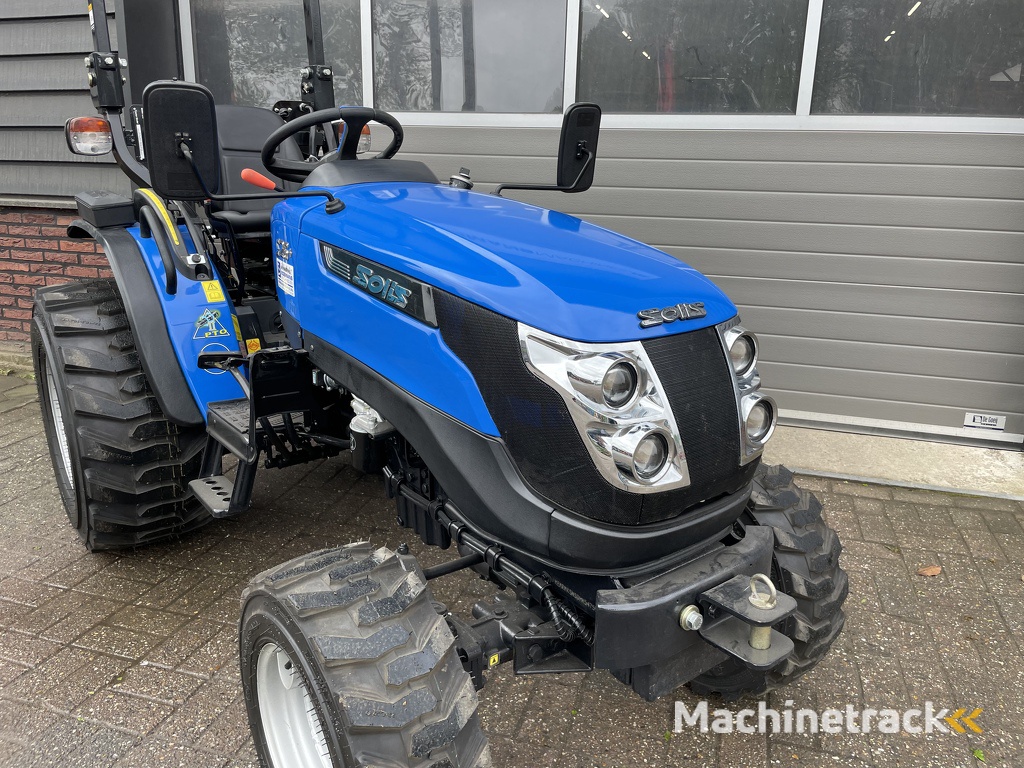 Solis 26 + minitractor NIEUW industriebanden 5 jaar GARANTIE