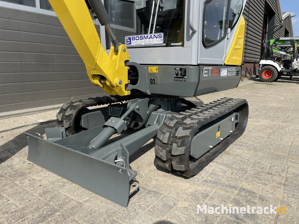 Wacker Neuson ET16 minigraver NIEUW €360 LEASE