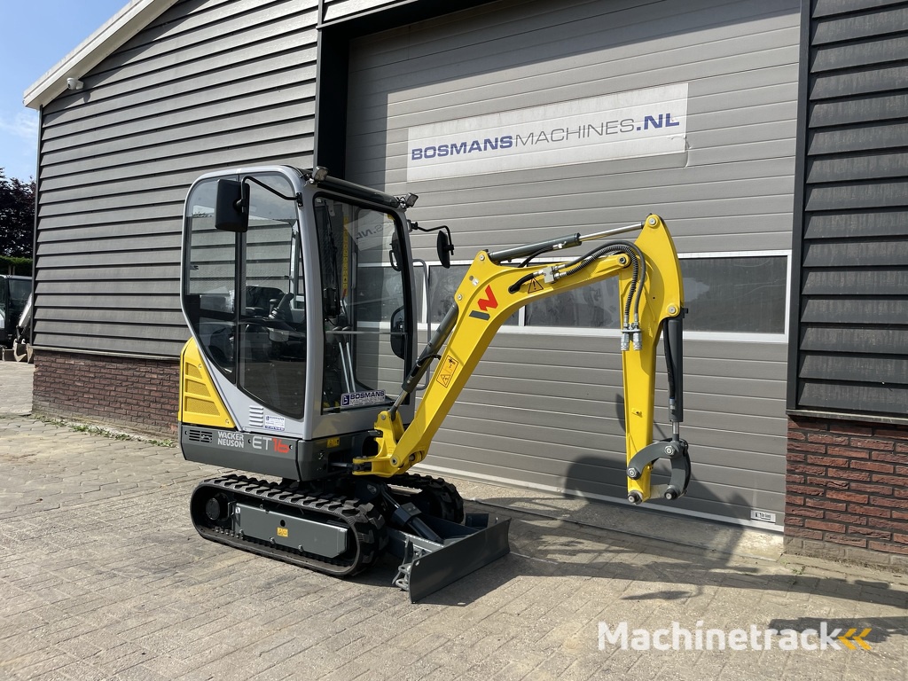 Wacker Neuson ET16 minigraver NIEUW €360 LEASE