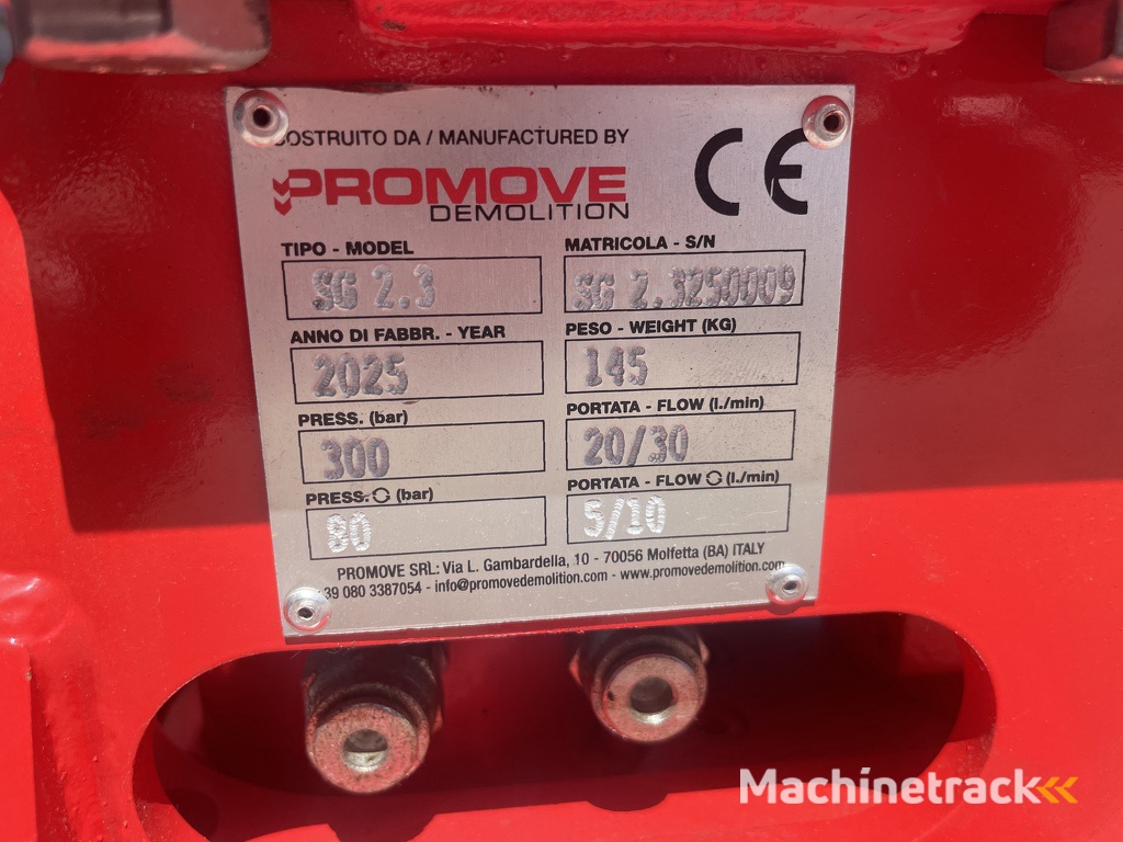 Promove SG 2.3 sloop sorteergrijper NIEUW