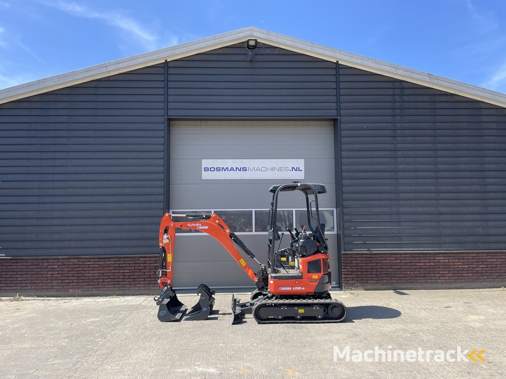 Kubota U18-5 HI minigraver NIEUW €395 LEASE