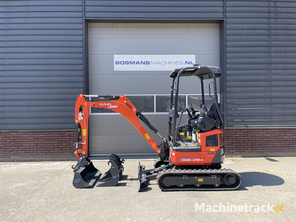 Kubota U18-5 HI minigraver NIEUW €395 LEASE