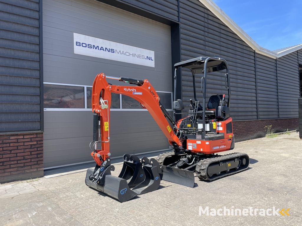 Kubota U18-5 HI minigraver NIEUW €395 LEASE