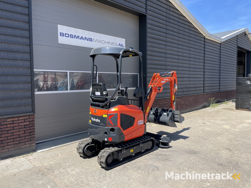 Kubota U18-5 HI minigraver NIEUW €395 LEASE