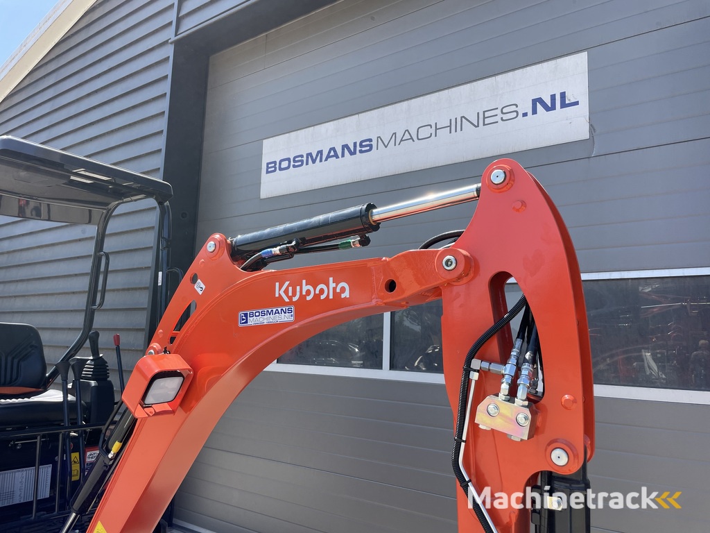 Kubota U18-5 HI minigraver NIEUW €395 LEASE