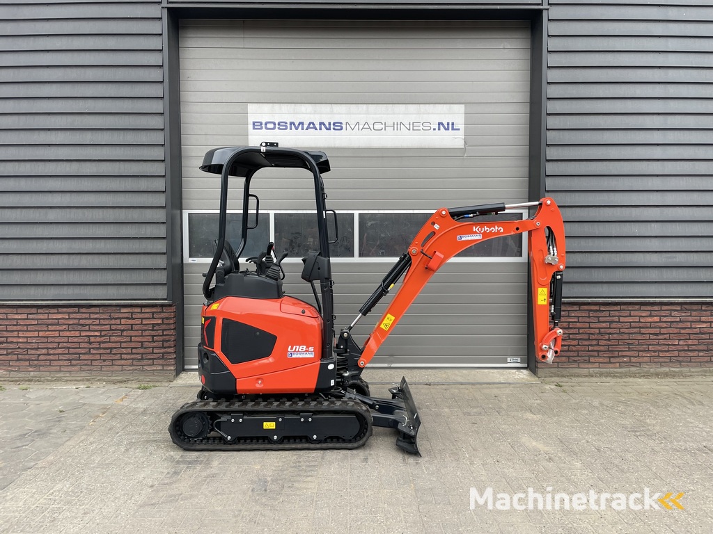 Kubota U18-5 HI minigraver NIEUW €395 LEASE