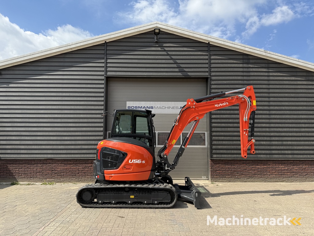 Kubota U56-5 minigraver NIEUW