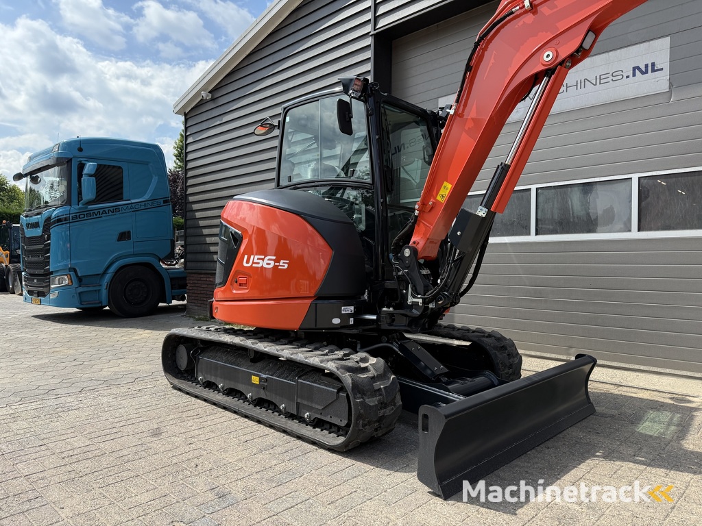 Kubota U56-5 minigraver NIEUW