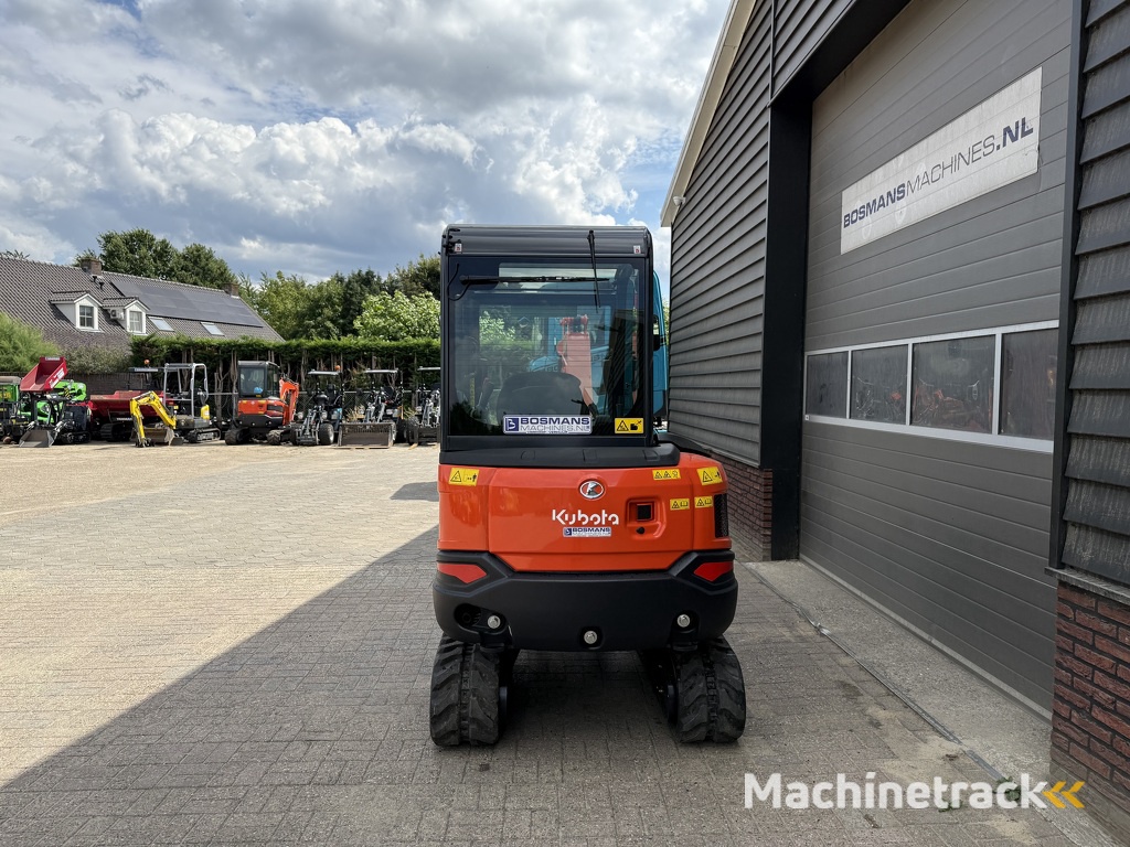 Kubota KX027 HI-SPEC minigraver NIEUW incl CW05 + 3 bakken