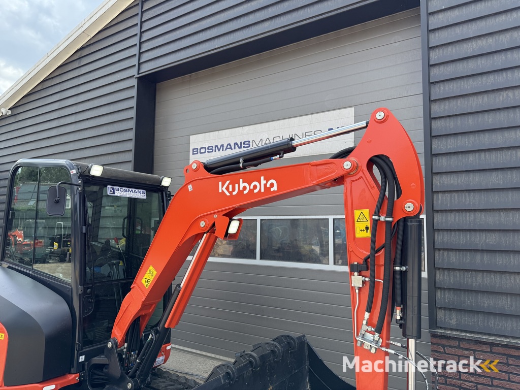 Kubota KX027 HI-SPEC minigraver NIEUW incl CW05 + 3 bakken