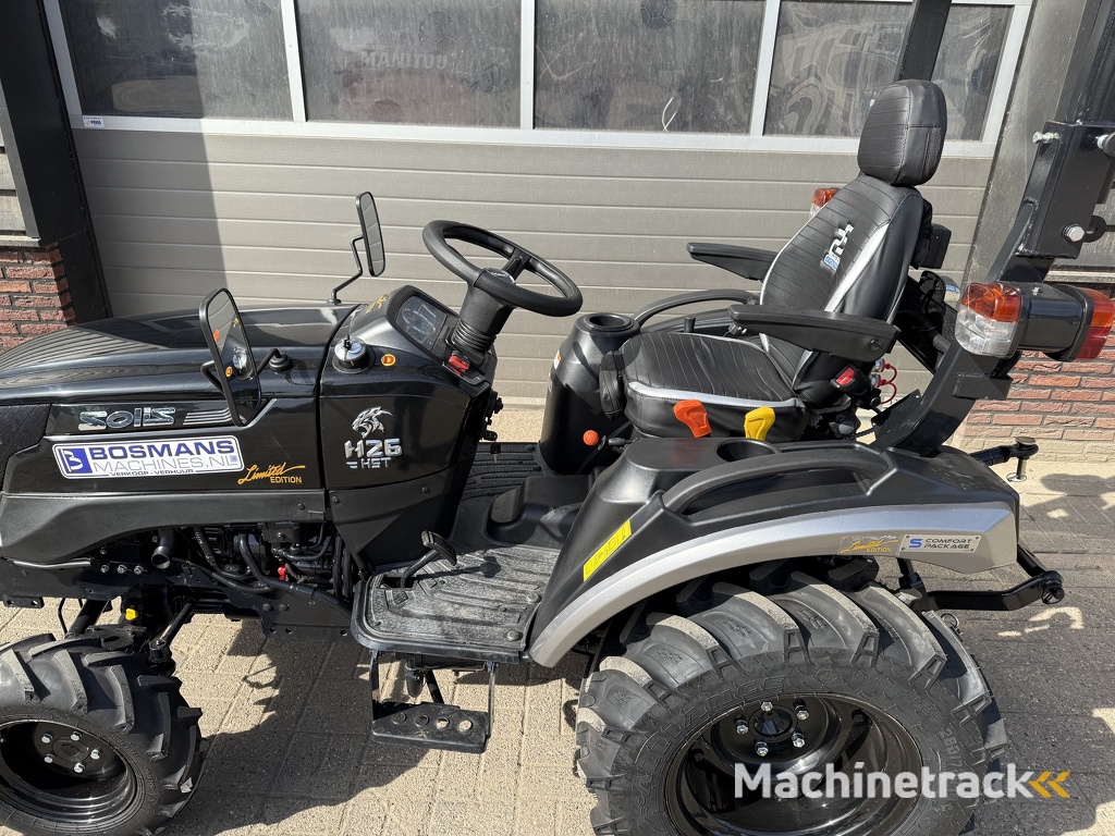 Solis 26 HST minitractor NIEUW black edition / brede agri banden