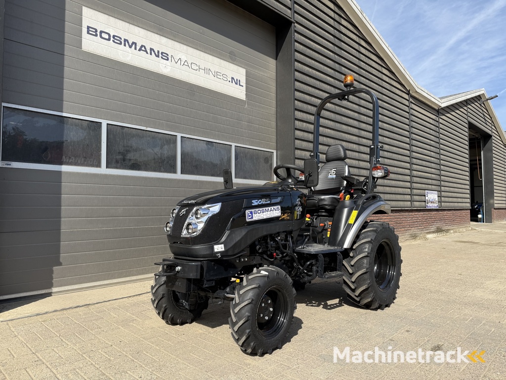 Solis 26 HST minitractor NIEUW black edition / brede agri banden