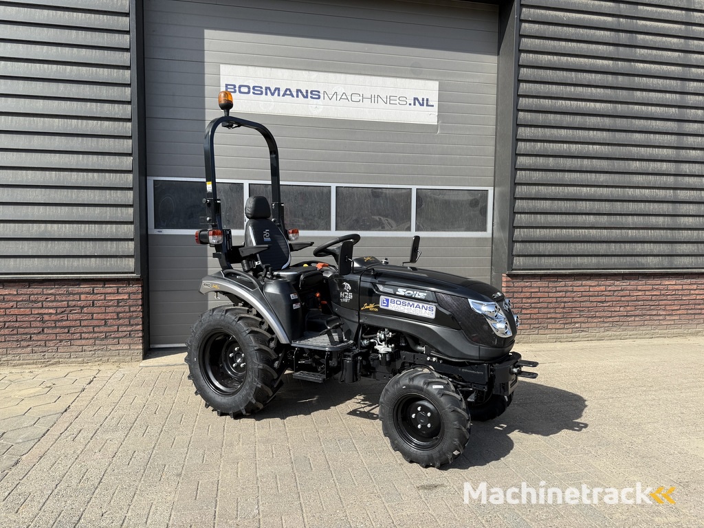 Solis 26 HST minitractor NIEUW black edition / brede agri banden