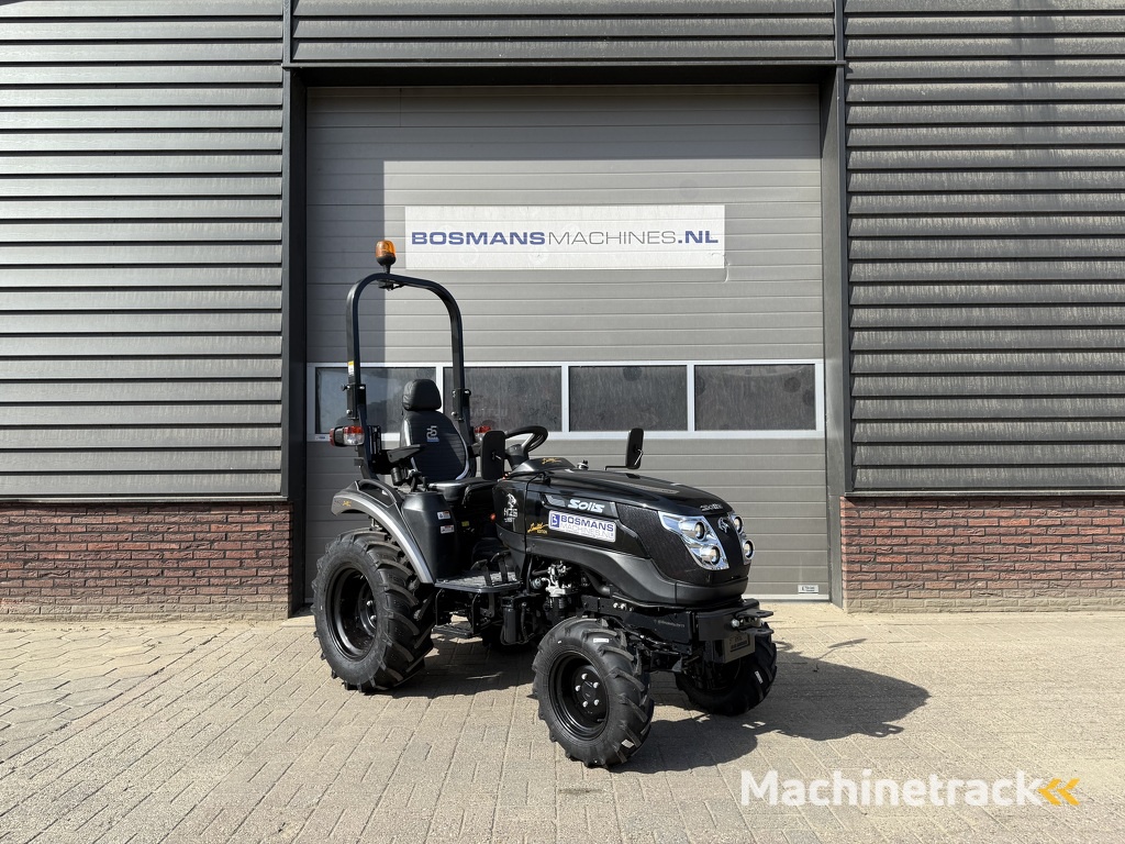 Solis 26 HST minitractor NIEUW black edition / brede agri banden