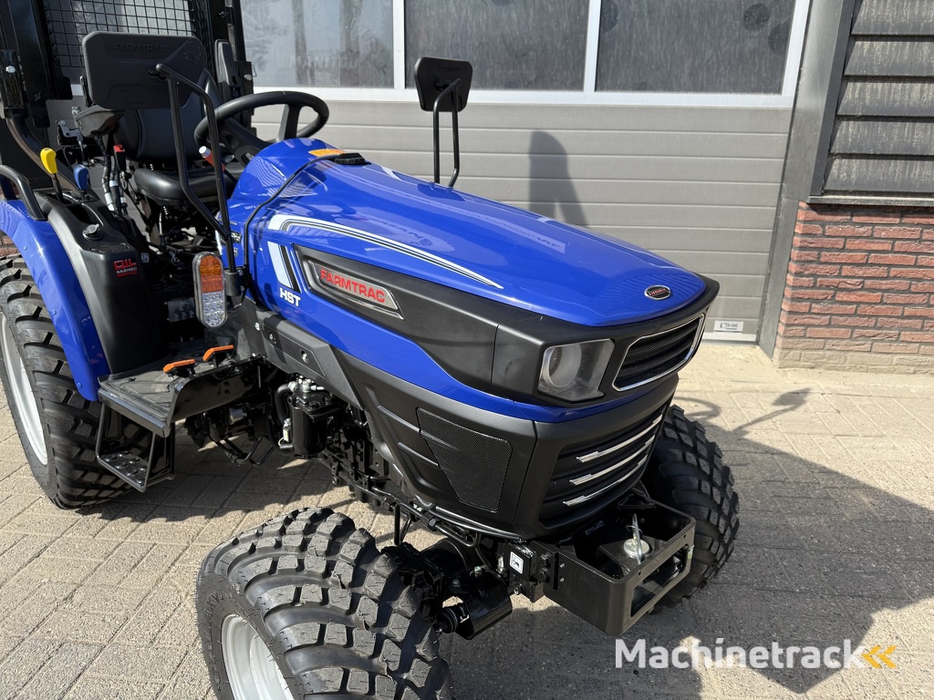 Farmtrac FT26 HST PRO minitractor NIEUW op garden pro galaxy banden