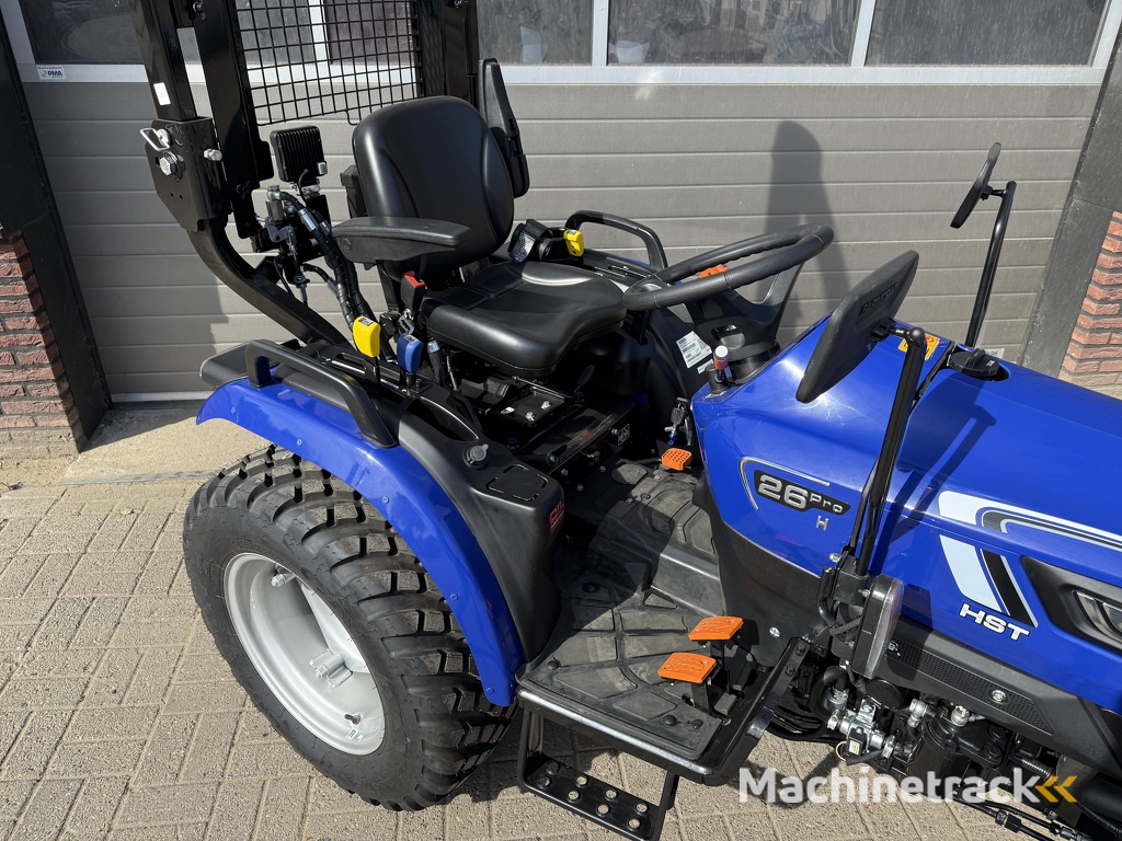 Farmtrac FT26 HST PRO minitractor NIEUW op garden pro galaxy banden