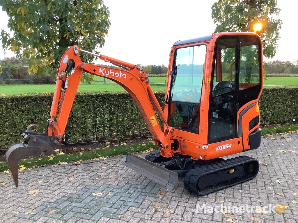 Kubota kx016-4 1784 draaiuur
