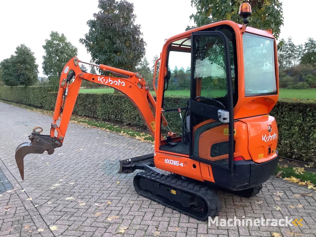 Kubota kx016-4 1784 draaiuur
