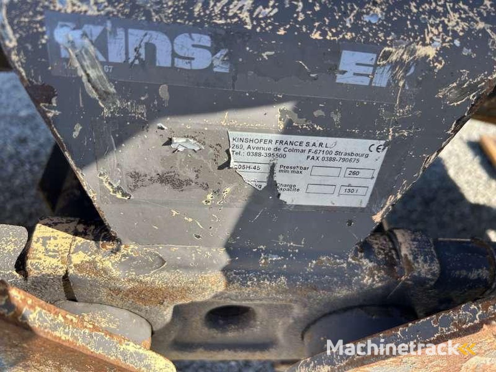 Kinshofer 450mm-pelles-8-Tonnes