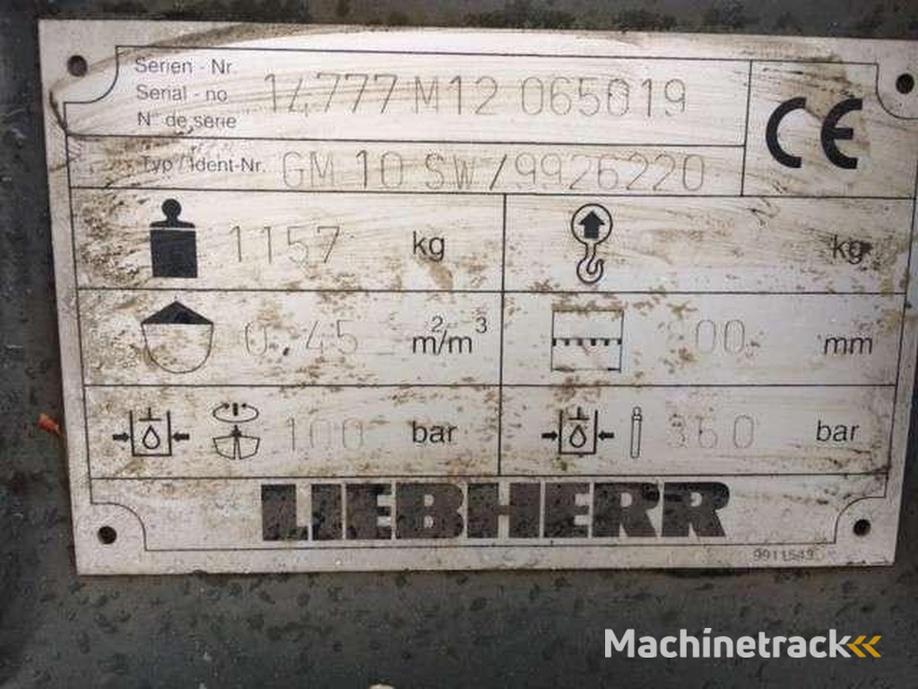 Liebherr GM10SW-800mm