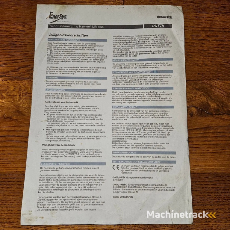 Overige acculader Hawker lifeplus H.F. hoog frequentie lader