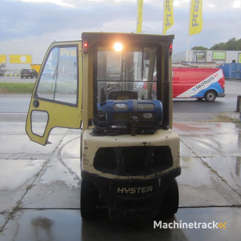Hyster Heftruck H2.5FT, LPG-gas, triplomast, side shift.