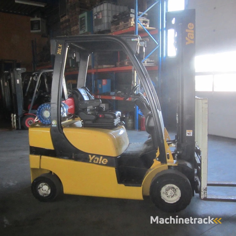 Yale Heftruck GLP20LX, LPG, duplo, side shift.