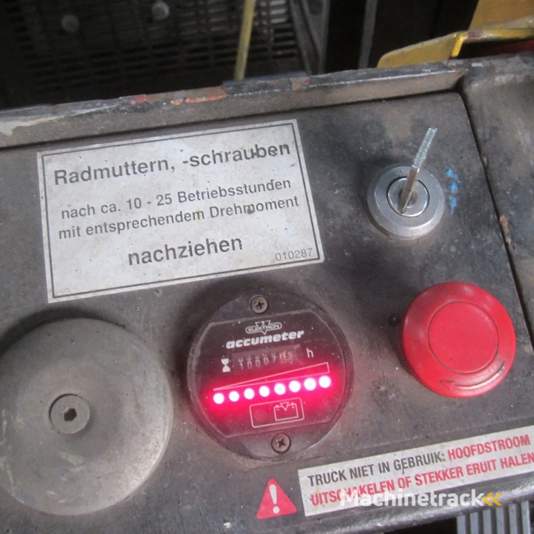 Sichelschmidt Heftruck 1250 kg., elek.,  duplomast, side shift.