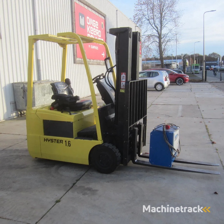 Hyster Heftruck J 1.60 XMT, elek, triplomast, side shift.