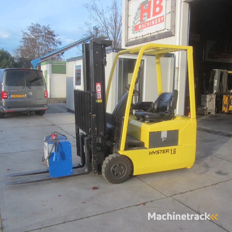 Hyster Heftruck J 1.60 XMT, elek, triplomast, side shift.
