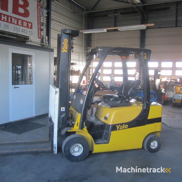 Yale Heftruck GLP20LX, LPG, duplo, side shift.