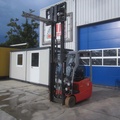 Minituur van Toyota -BT Heftruck C3E160, elek., duplo, side shift, vorkenversteller.