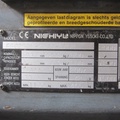 Minituur van Nichiyu Heftruck FPC25PN, elek., triplo, side shift, hydro vorkverstelling.